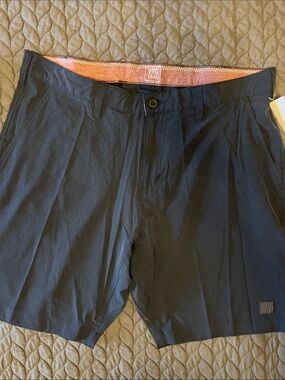 VTG 1946 Men's Flat Front Navy Shorts